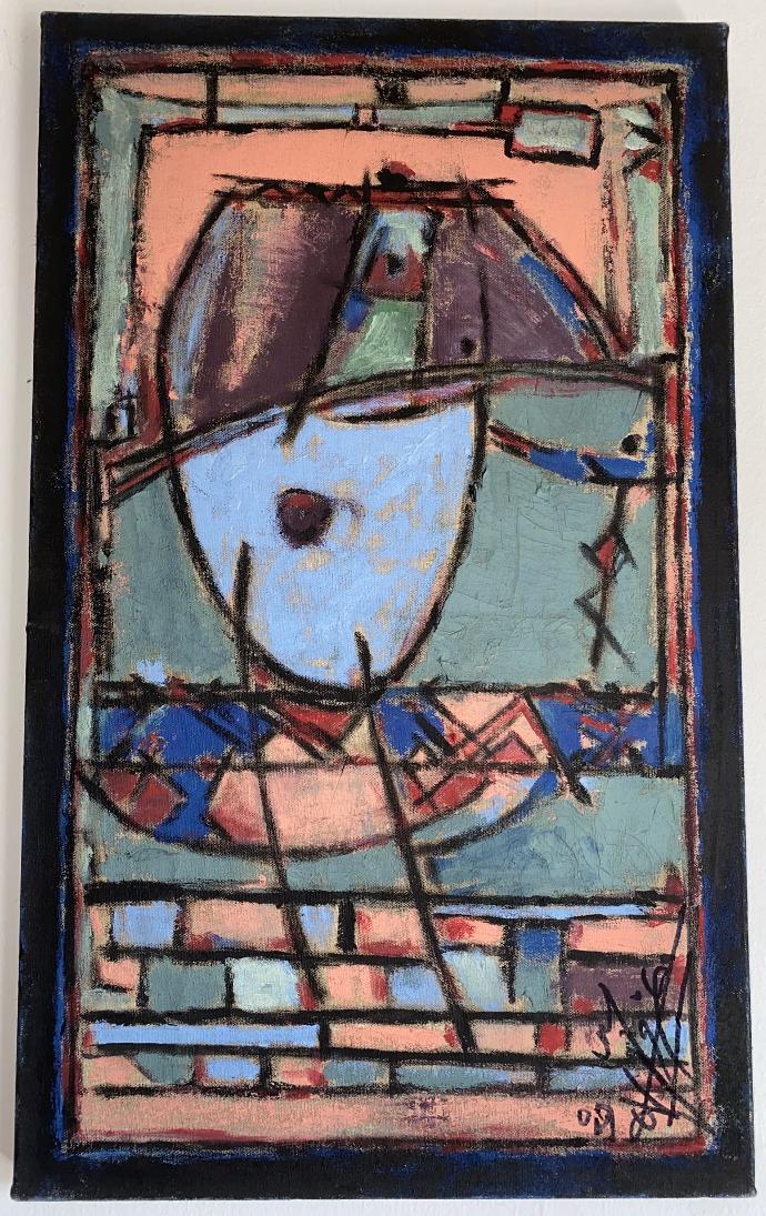 Peinture abstraite sur toile par Azouzi Mohamed