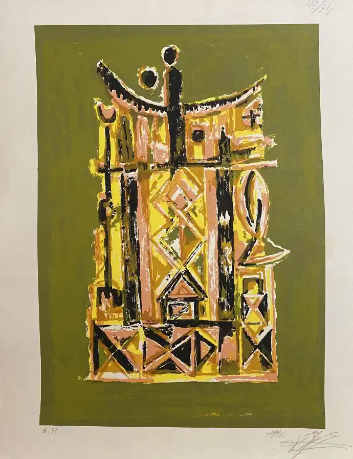 Le pêcheur / 1996 / 40 x 50 cm