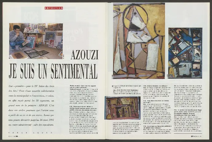 Archive de presse de Mohamed Azouzi — Canal, Pantin, février 1991