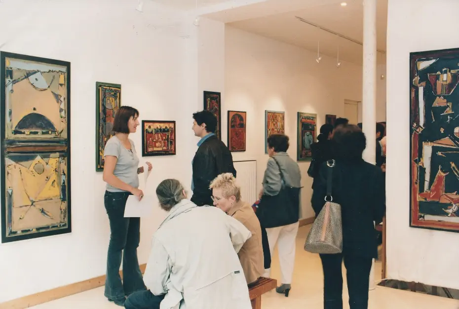 Exposition personnelle de Mohamed Azouzi, L'Œil du Huit, Paris, décembre 2002