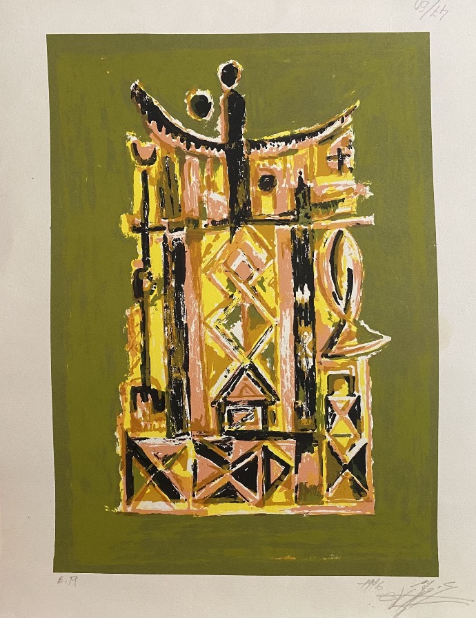 Le pêcheur / 1996 / 40 x 50 cm
