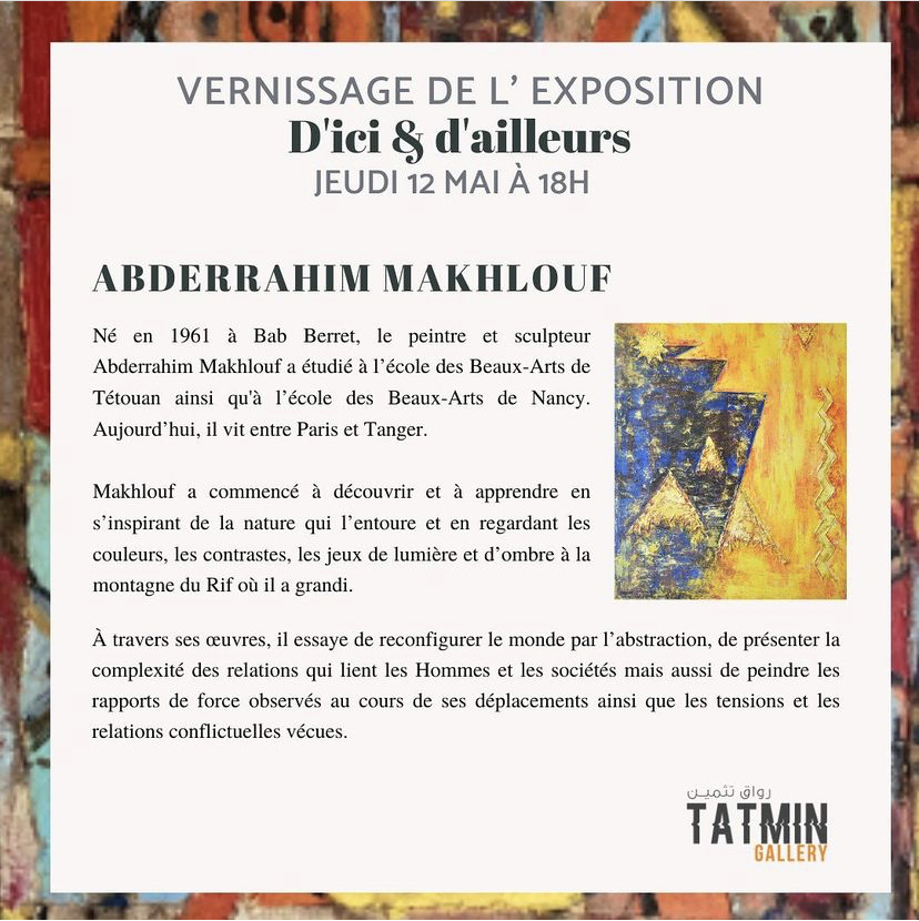 Présentation de l'artiste Makhlouf