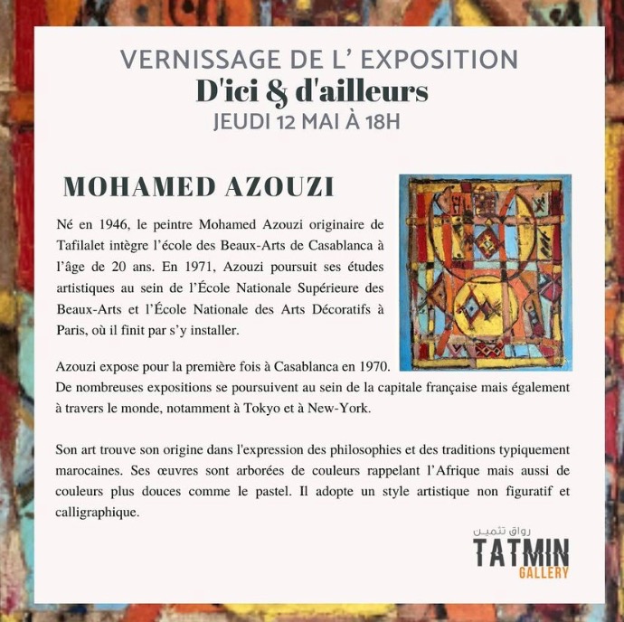 Présentation de l'artiste Azouzi